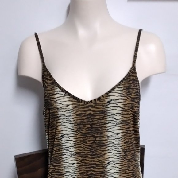 Long tiger stripped dress - Picture 1 of 4